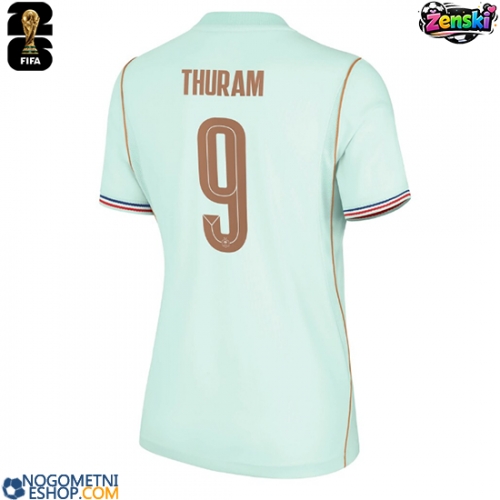 Ženski Nogometni dresi Francija Marcus Thuram #9 Gostujoči SP 2026 Kratek Rokav